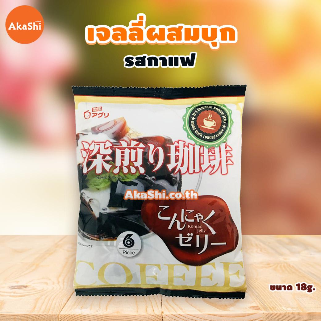 Yukiguni Aguni Konjac Jelly Mikan - เจลลี่ผสมบุกญี่ปุ่น รสกาแฟ